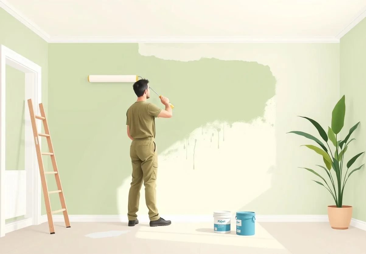Peintre Metz 57000 en intervention sur un chantier